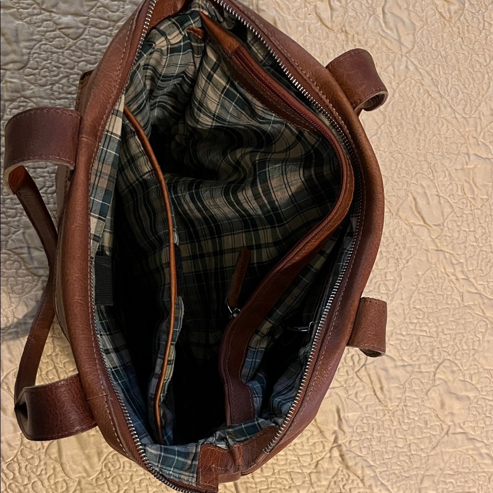 Brown Leather Tote Bag - Picture 5 of 5